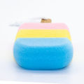 Rainbow Bath Brush Ice Cream Shaped Stick Bathing Body Brush Sponges